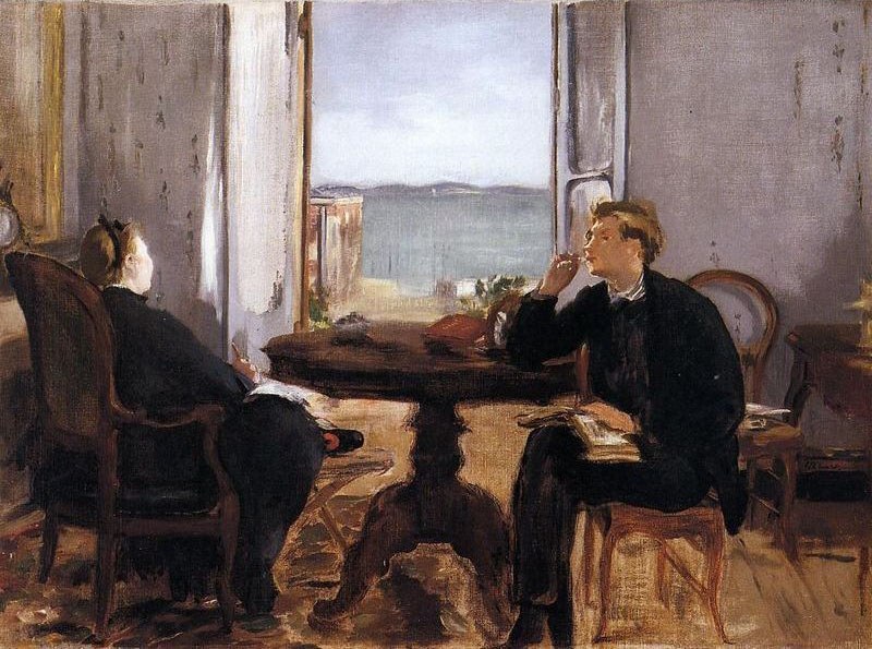 Edouard Manet Interior at Arcachon